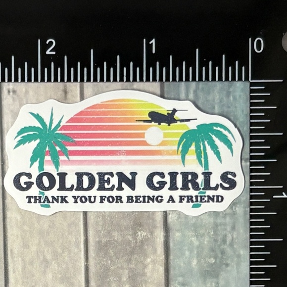 🌀10/$10🌀 Golden Girls Reusable Sticker Decal - Picture 1 of 1